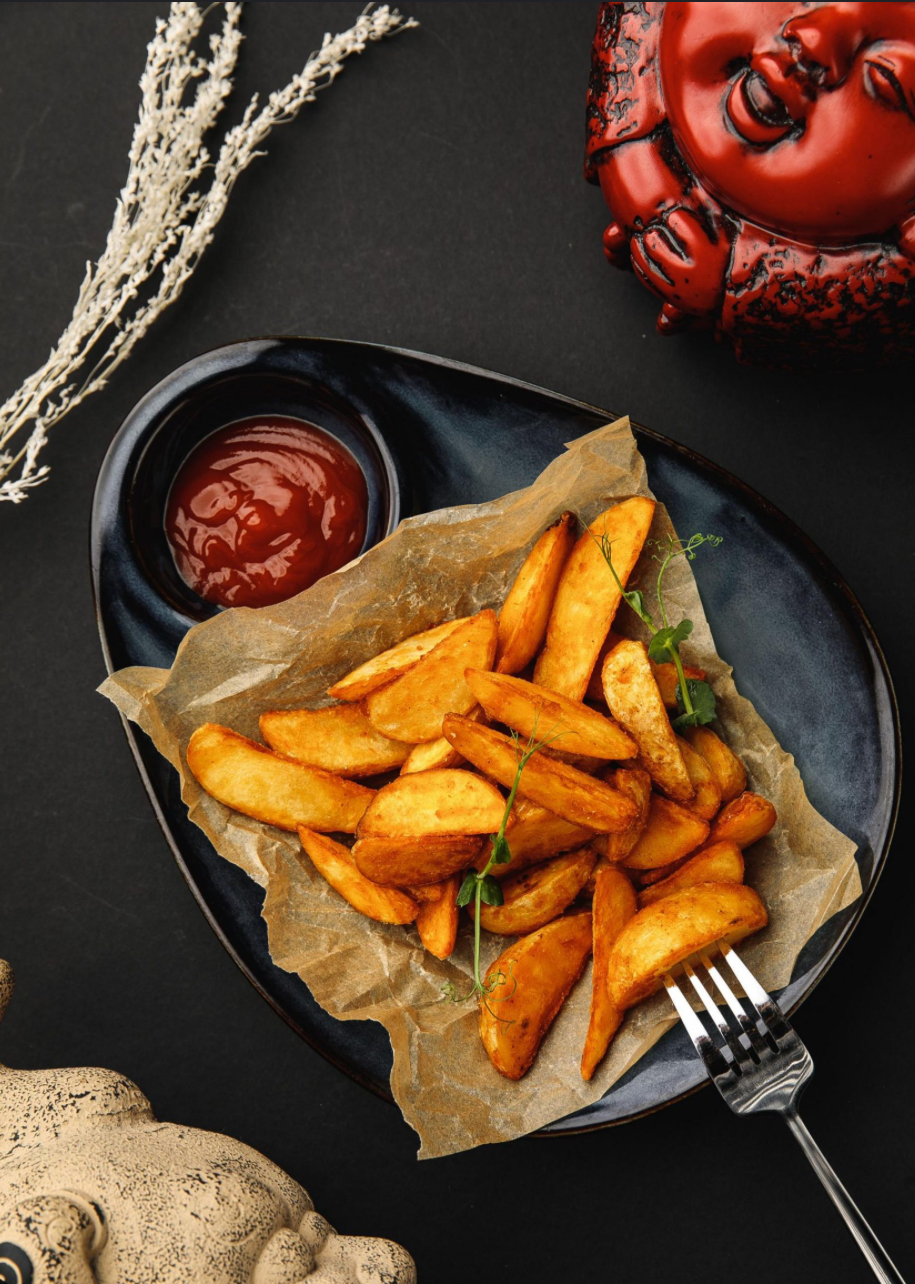 Картофельные дольки со специями 