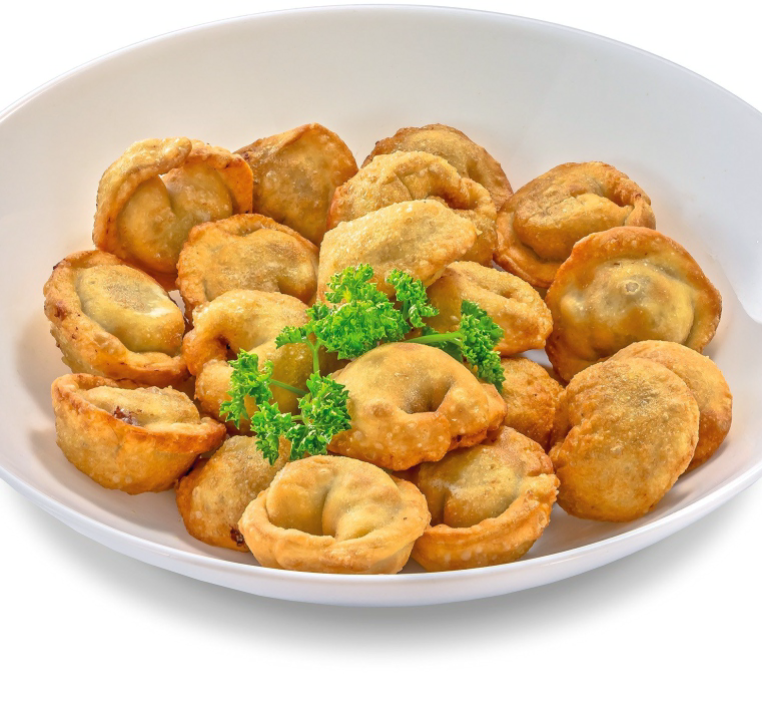 Жареные  пельмени 