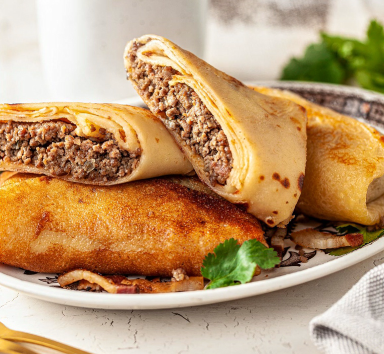 Блины с мясом