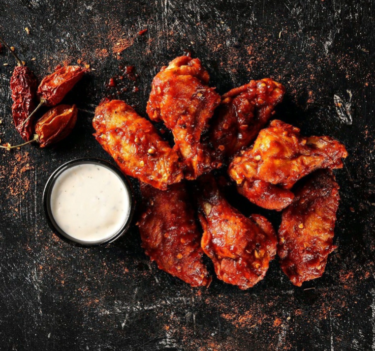 Острые крылья в кисло-сладком соусе 