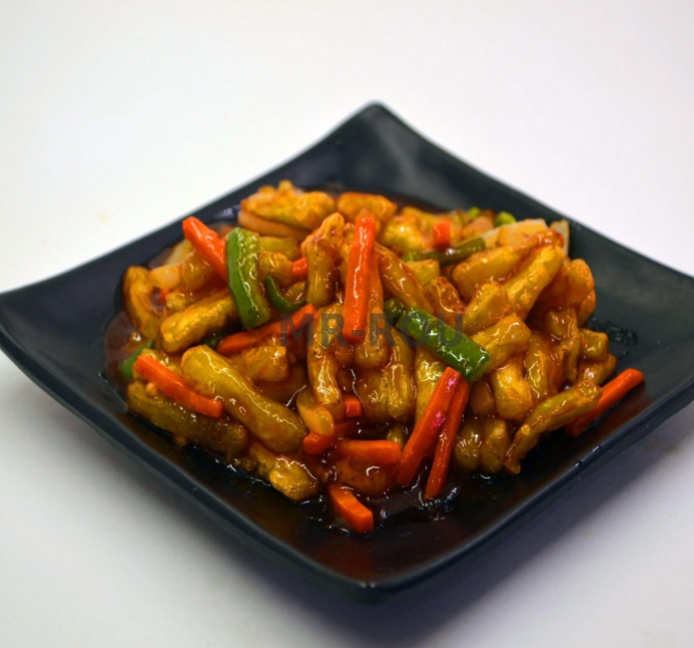 Баклажаны в кисло-сладком соусе 