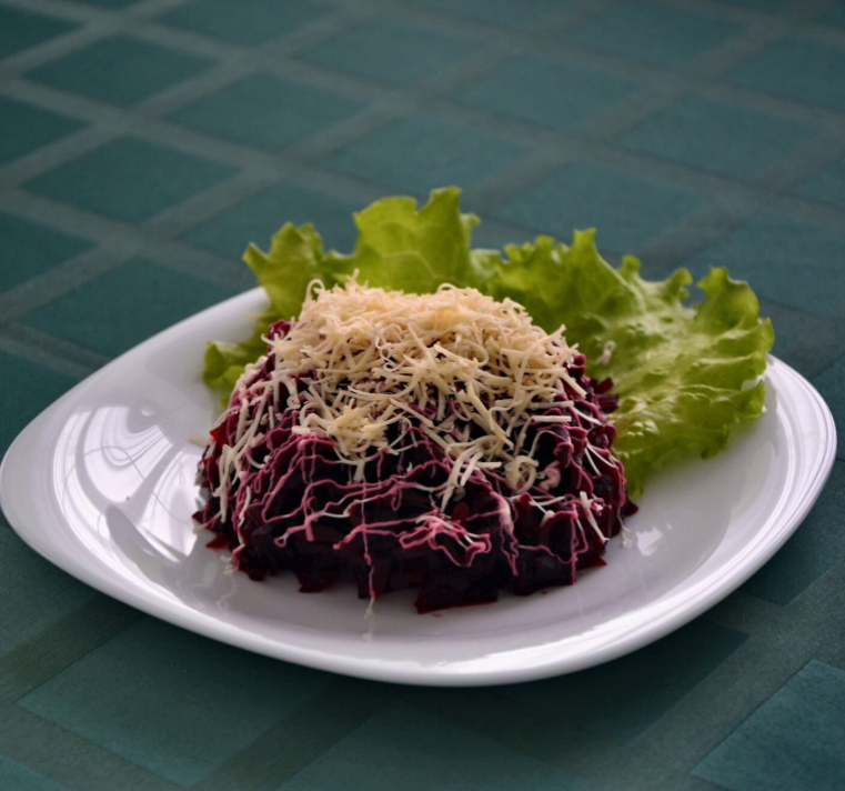 Свекла под сыром 