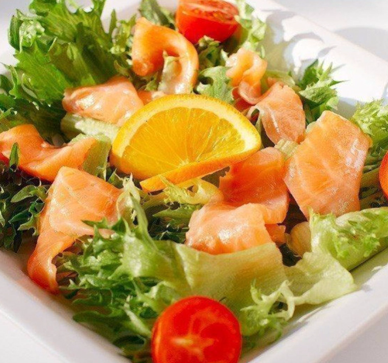 Салат из семги 