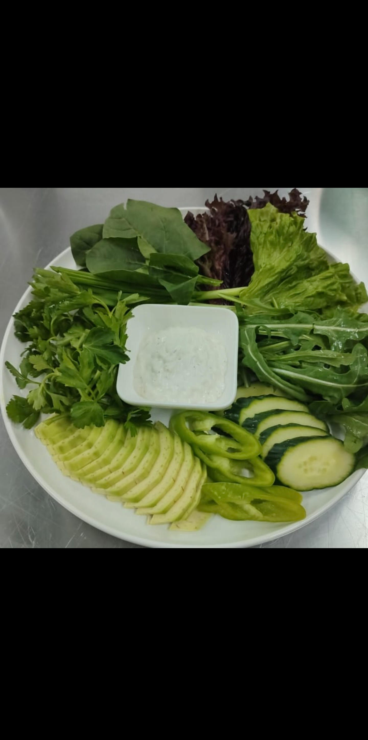 Зелёная тарелка  