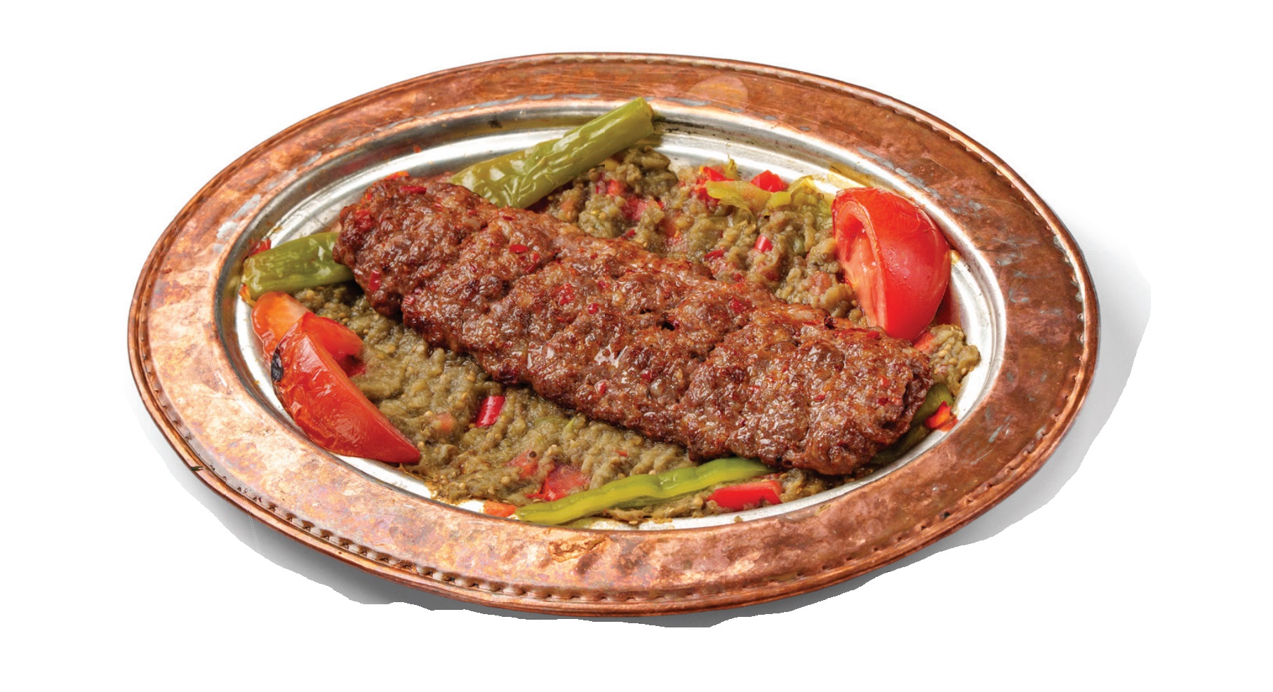 Кебаб с запеченными овощами 