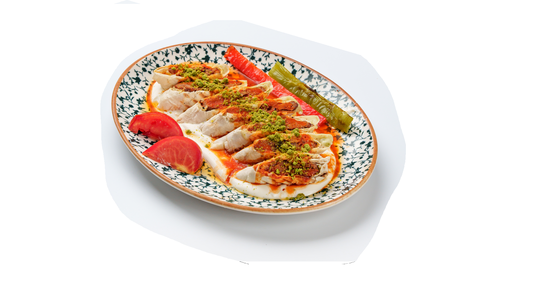 Адана кебап с фисташками и сыром, остры