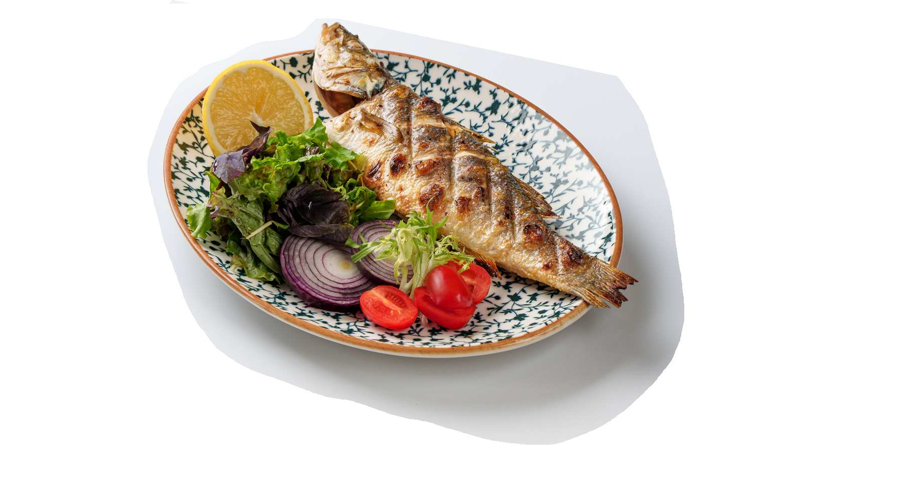 Сибас на гриле