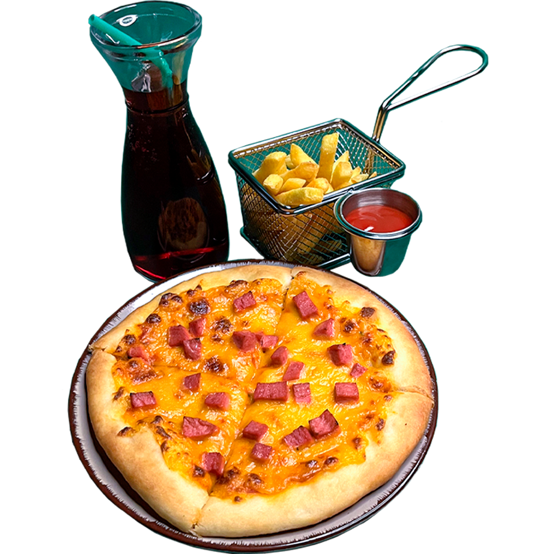 Детское КОМБО пицца с колбасой