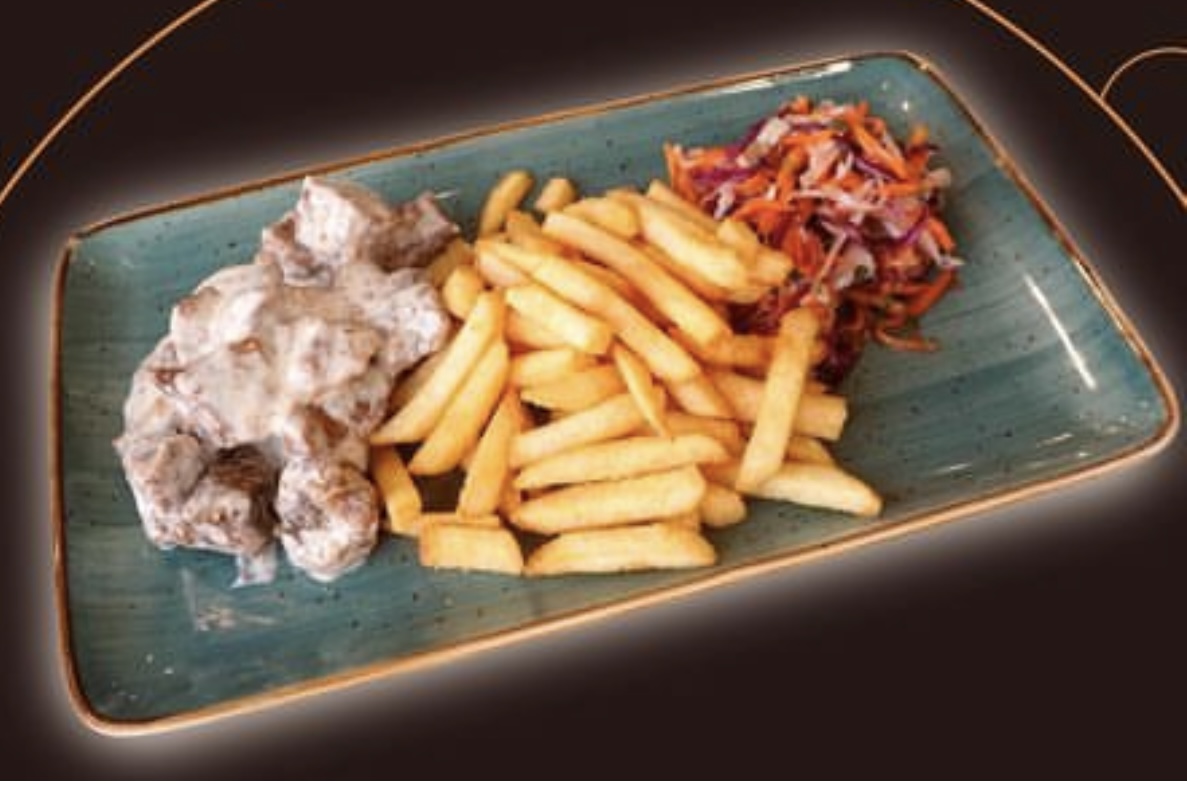 Мясо в кремовом соусе