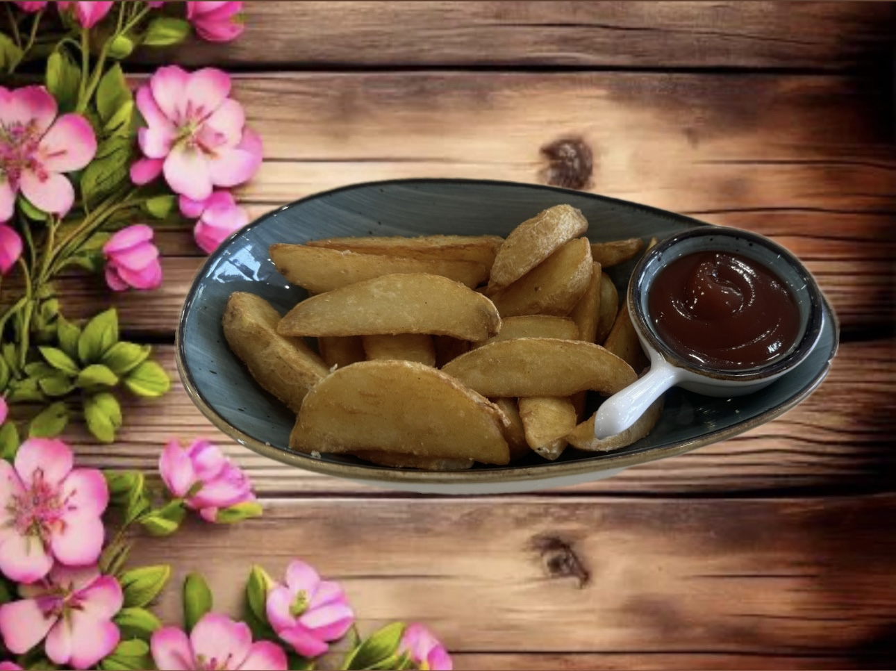 Картофельные дольки со специями