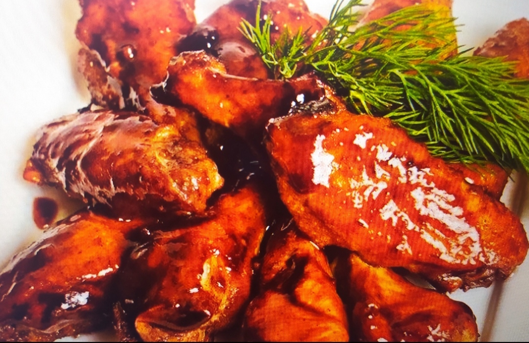 Курица с соусом Барбекю