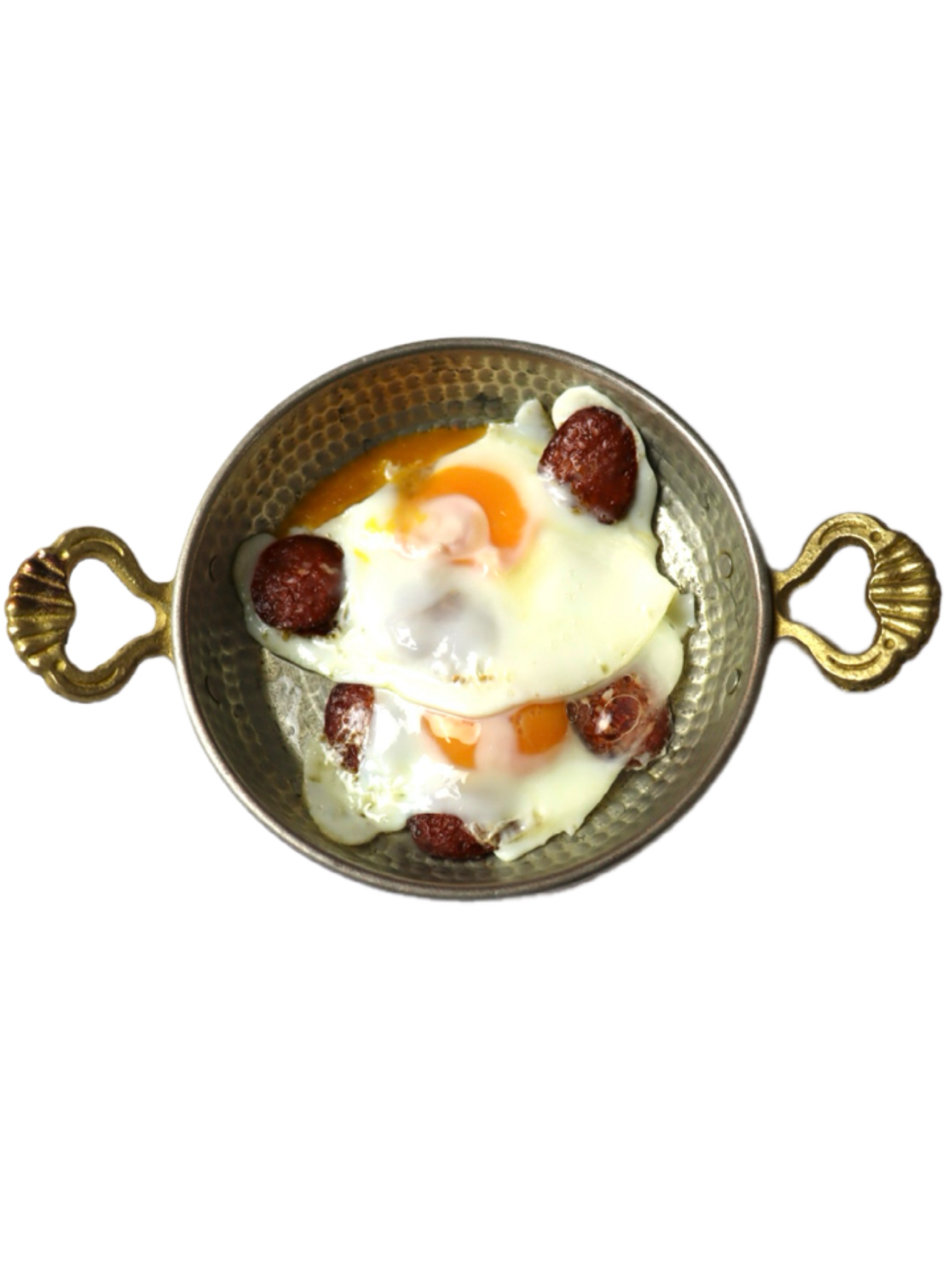 Яичница с турецкой колбасой