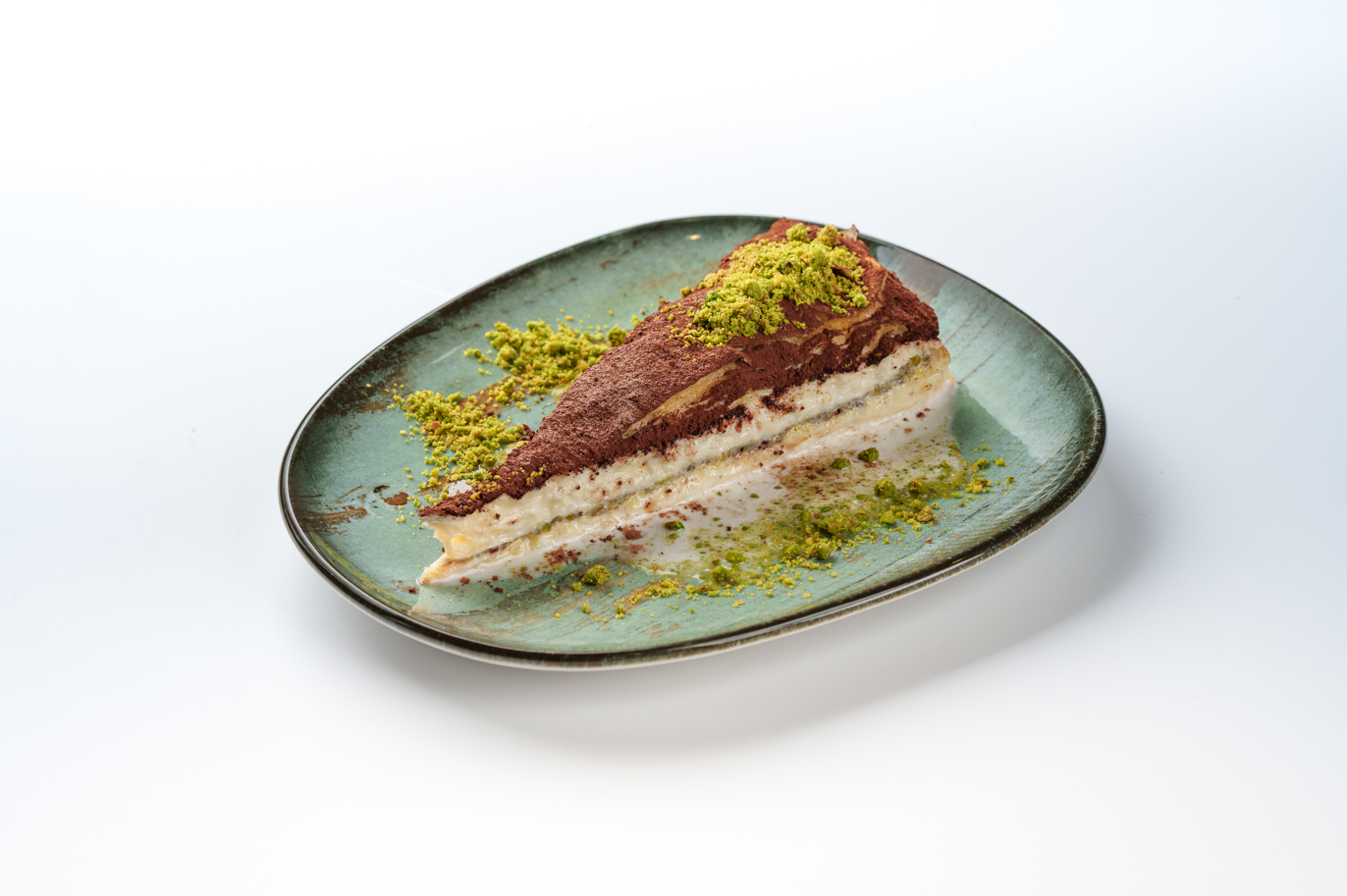 Холодная молочная баклава 